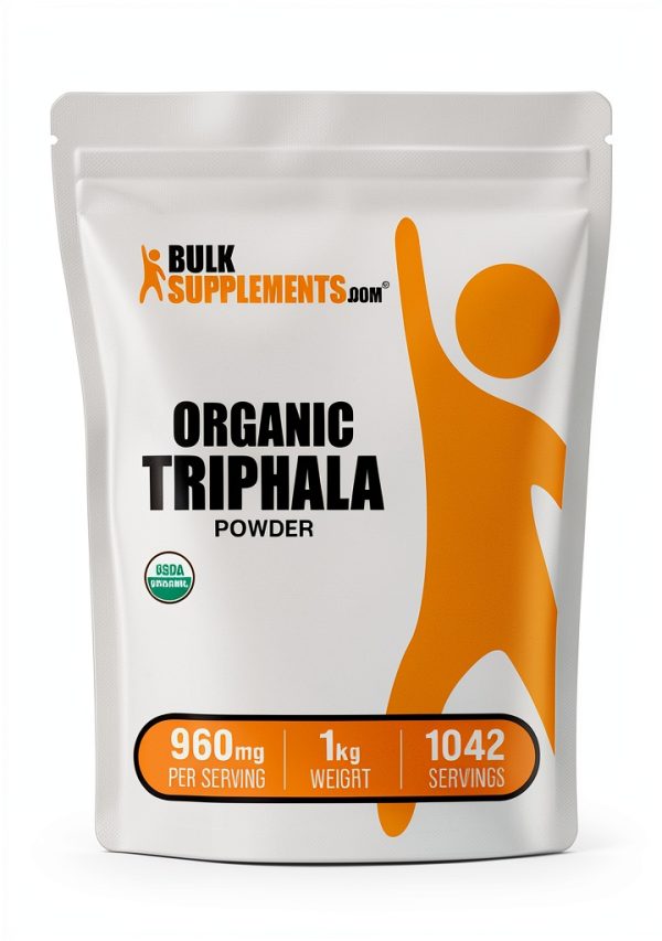 Organic Triphala Powder Supplement by BULKSUPPLEMENTSCOM-0
