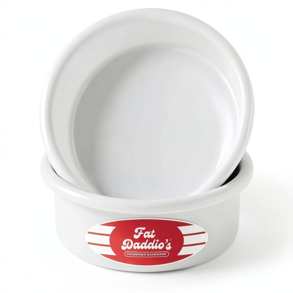 Round Cake Pan Fat Daddio's Aluminum 8x2 Set-2