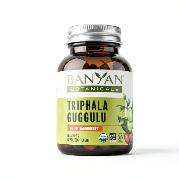 Banyan Triphala Guggulu Ayurvedic Detox Supplement Herbal-1