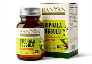 Banyan Triphala Guggulu Ayurvedic Detox Supplement Herbal-0
