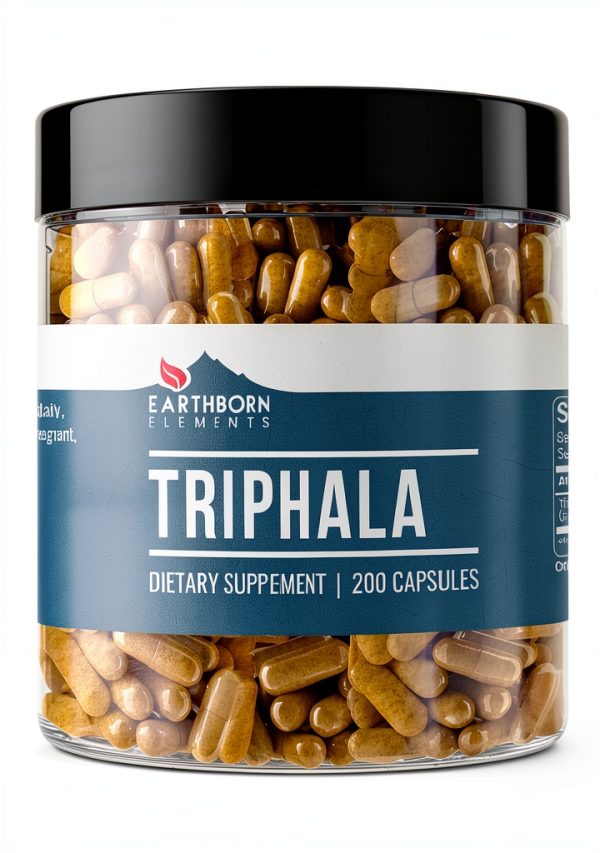 Earthborn Elements Triphala Capsules Pure Health Support-0