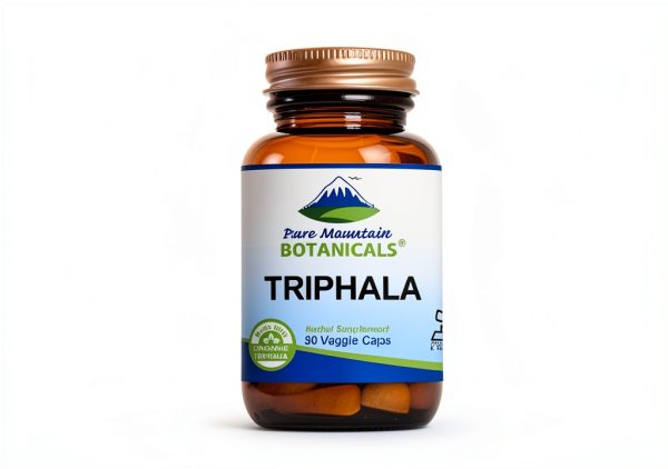 Pure Mountain Triphala Capsules Organic Vegan Supplement-2