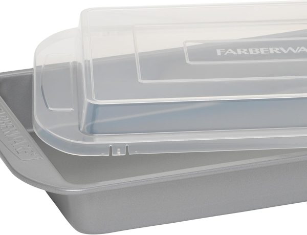 Farberware Gray Cake Pan Nonstick Oven Safe 9x13-7