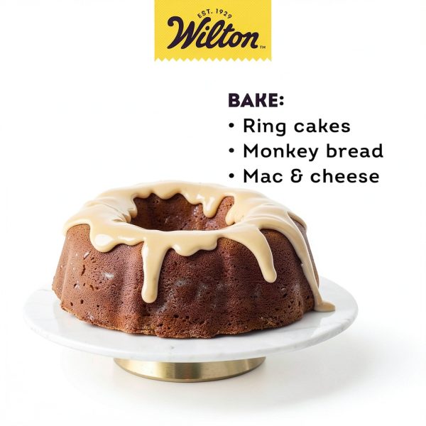 Wilton Fluted Tube Cake Pan Nonstick Alloy Steel-3