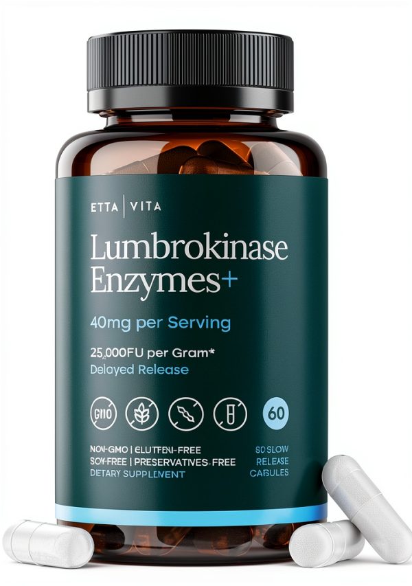 Lumbrokinase Supplement USA Made Digestive Health Support-0