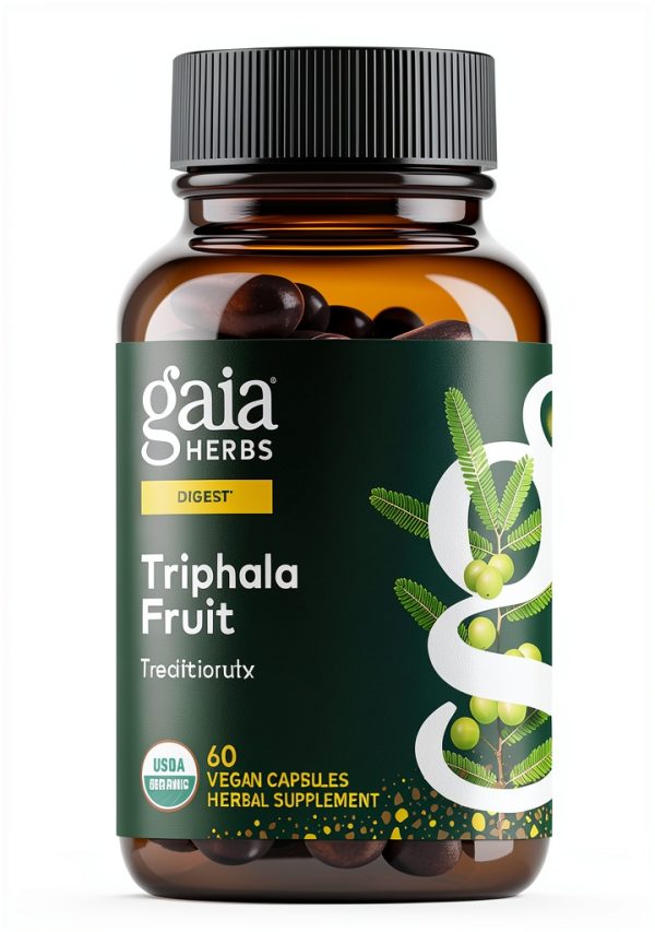 Gaia Herbs Triphala Fruit Ayurvedic Herbal Cleanse-0