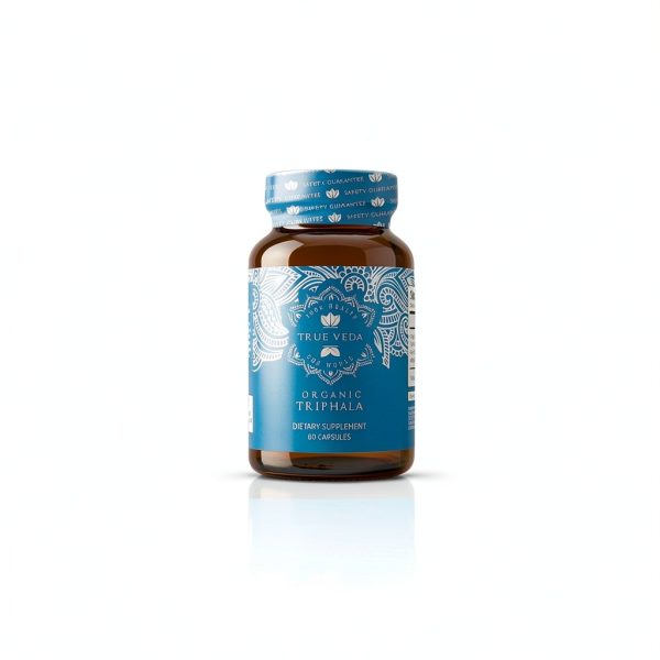 True Veda Organic Triphala Ayurvedic Digestive Herbal-1
