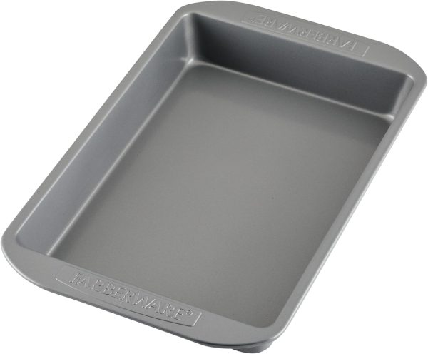 Farberware Gray Cake Pan Nonstick Oven Safe 9x13-9
