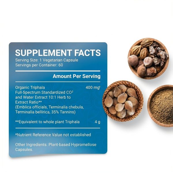 True Veda Organic Triphala Ayurvedic Digestive Herbal-4