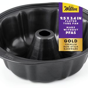 Wilton Fluted Tube Cake Pan Nonstick Alloy Steel-0