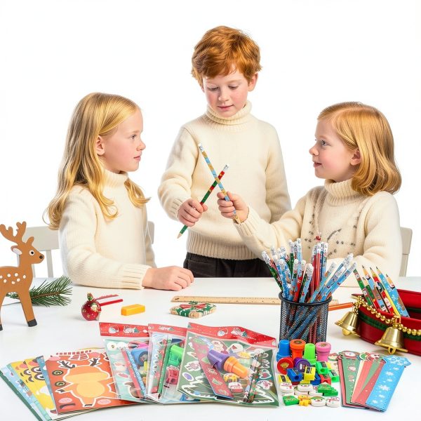 Christmas Stationery Gift Set by Thesixowls Office Supplies-6