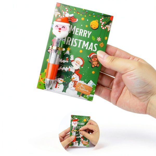 Christmas Multicolor Pens Thesixowls 24 Pack-4
