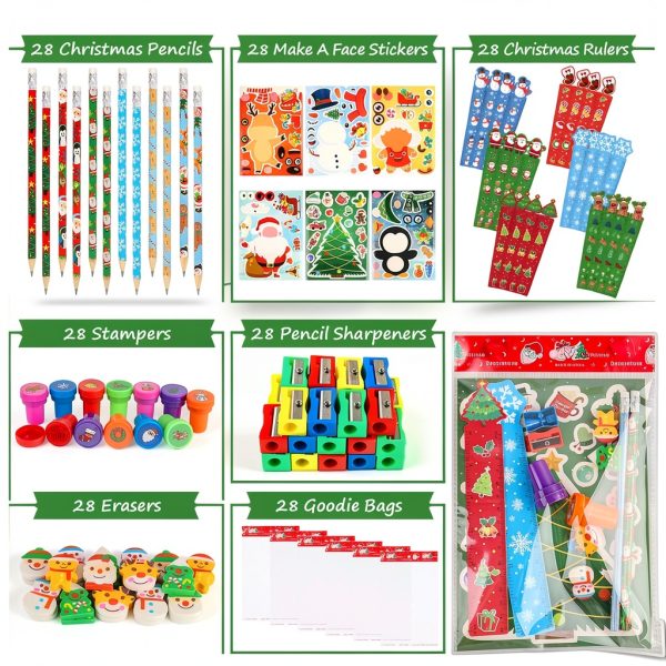 Christmas Stationery Gift Set by Thesixowls Office Supplies-5