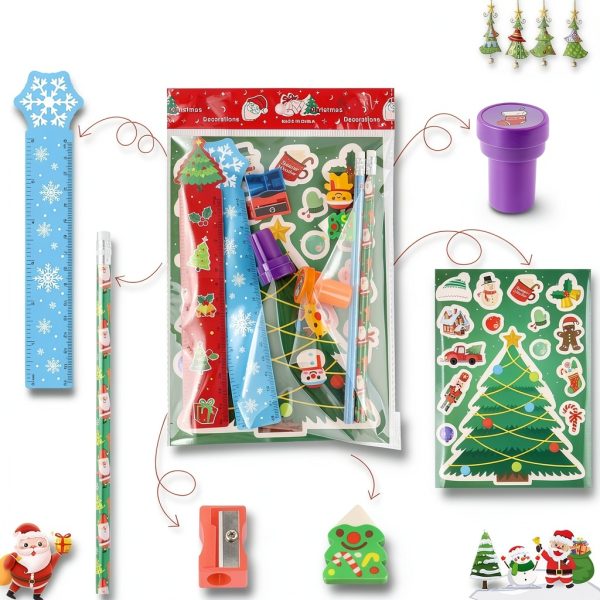 Christmas Stationery Gift Set by Thesixowls Office Supplies-4
