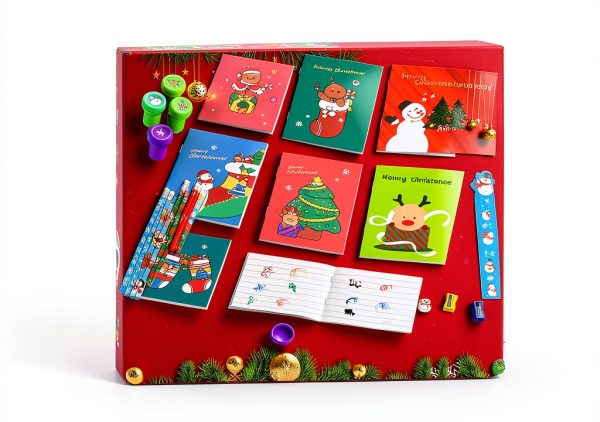 Christmas Stationery Gift Set by Thesixowls Office Supplies-3