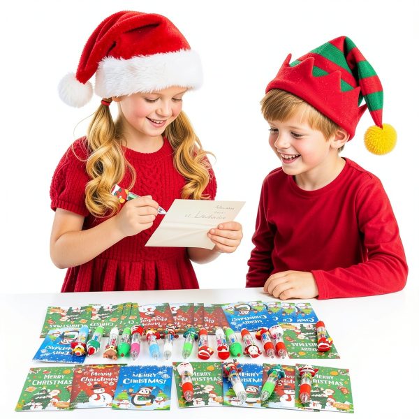 Christmas Multicolor Pens Thesixowls 24 Pack-6