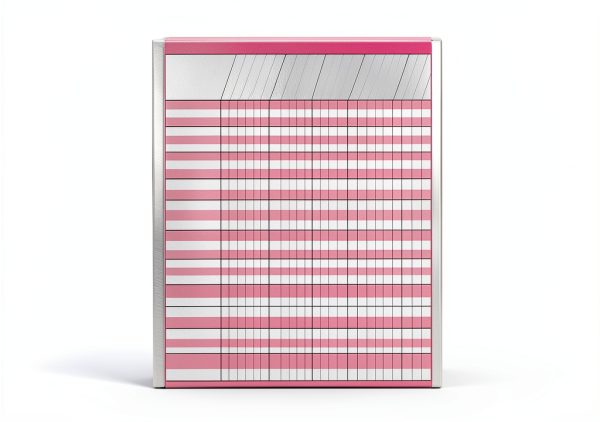 Youngever Multi-Color Laminated Dry Erase Incentive Chart with 120-2