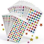Star Stickers Dorbetar 2040 Piece Holographic Glitter Sheet Pack-0