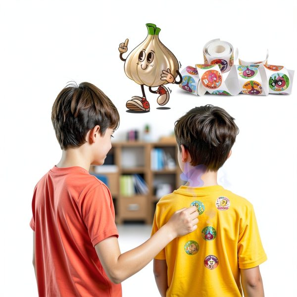 HORIECHALY Funny Stinky Scratch & Sniff Sticker Roll 3 Packs Purple-4