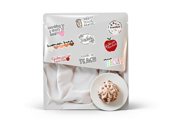 CAKOLINK Teacher Sticker Pack 50pcs Waterproof Vinyl Multicolor-5