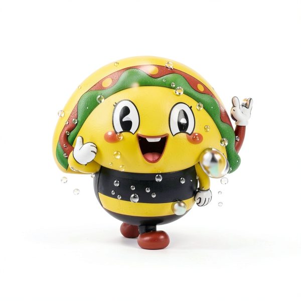 D-FantiX Animal & Food Pun Sticker Sheet 800 pcs Colorful Waterproof-4