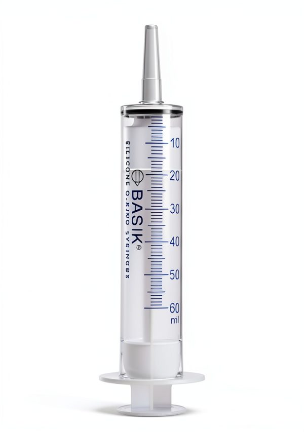 Basik Silicone O Ring Syringe 60cc Oral Dispensing Pack Medcare-1