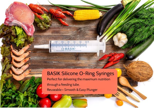Basik Silicone O Ring Syringe 60cc Oral Dispensing Pack Medcare-4