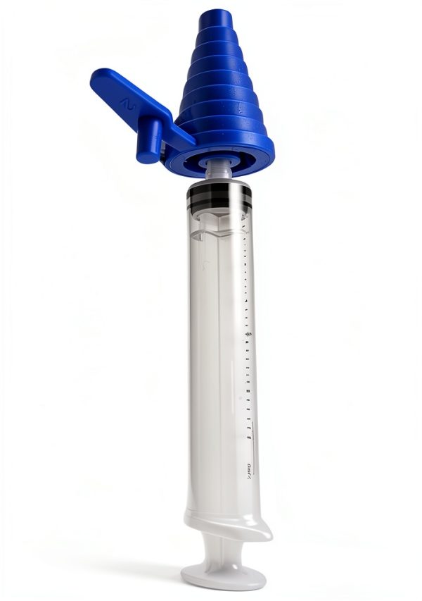 6 ml Clear Oral Syringe with Blue Bottle Adapter – Sandhill Tools-4