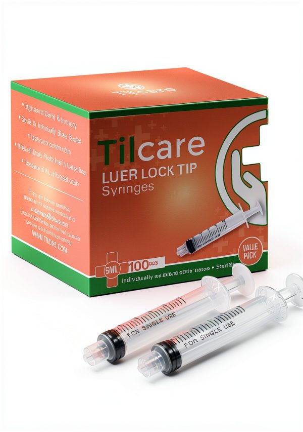 5ml Syringe Without Needle Luer Lock 100 Pack Tilcare Plastic Dropper-0