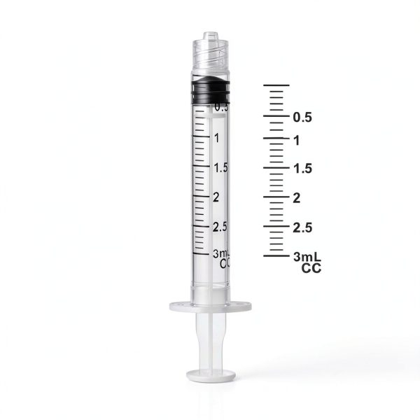 EasyTouch Luer-Lock Syringe Barrel 3ML Ultra-Clear Single-Use-2