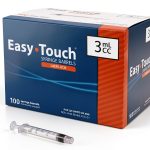 EasyTouch Luer-Lock Syringe Barrel 3ML Ultra-Clear Single-Use-0