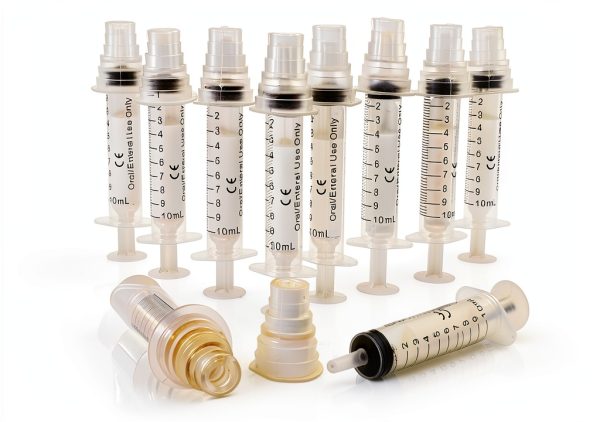 Oral Medicine Syringe Bright Creations 10ml Bottle Adapter Pack of 10-0