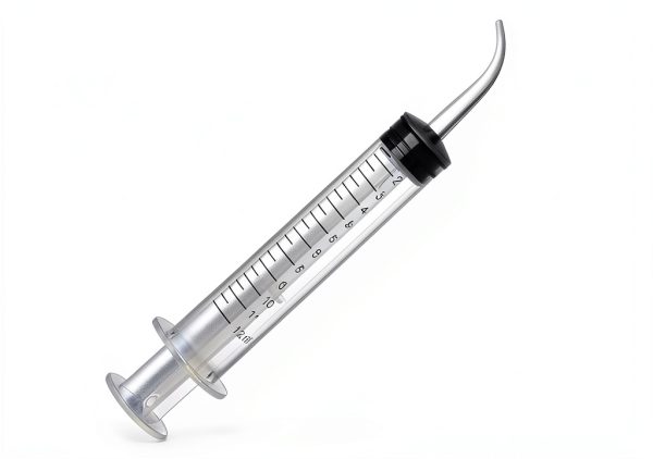 Dental Syringe 100pcs Curved Tip 12ml Disposable by Akamino-1