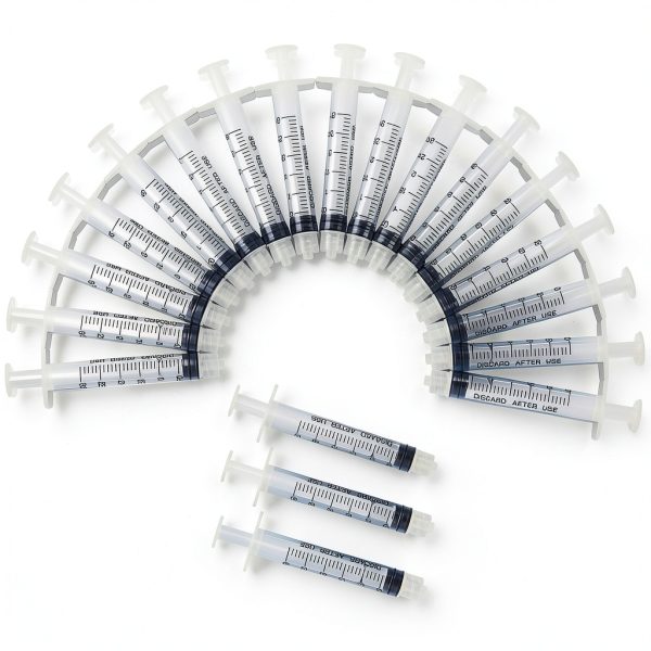 TecUnite 20 Pack Syringe, Plastic Curved Syringes for Epoxy Resin, Craft, Feeding Pets Animals, Oil or Glue Applicator-6