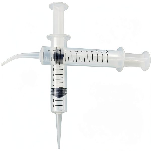 TIHOOD 16PCS 12ml Syringe Set Curved & Straight Tips for Oral Care-4
