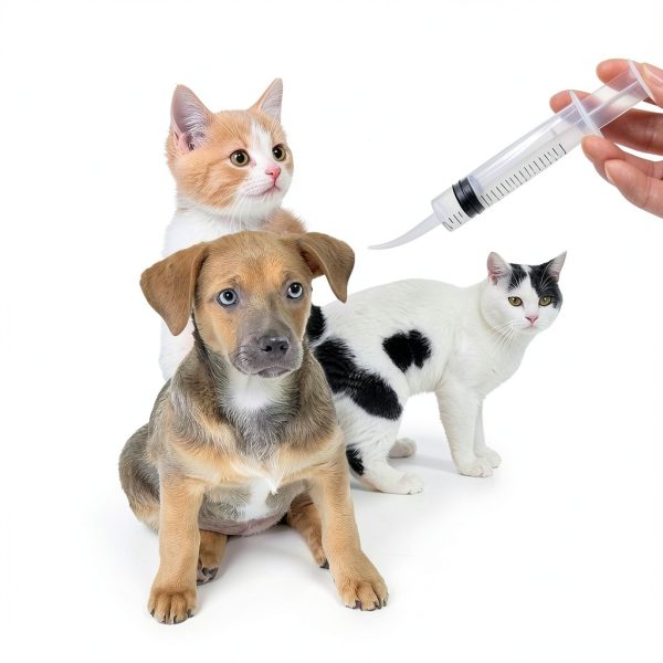 Dental Irrigation Syringe with Curved Tip - 8 Pack Disposable 12cc Tonsil Stone Squirt Mouthwash Cleaner, Pet Feeding Syringe for Birds Dogs (with Measurement) …-5
